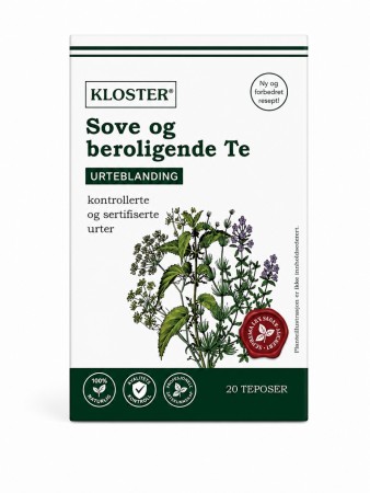Sove og beroligende te 20psr Kloster